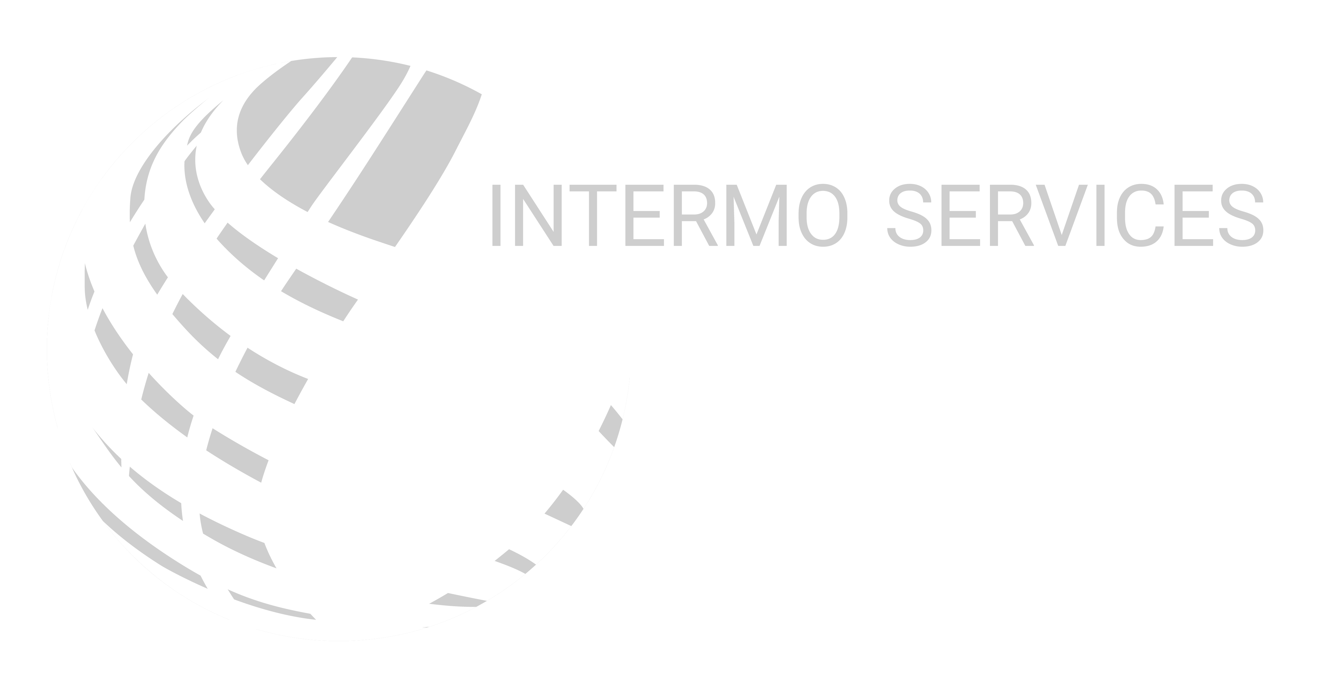 The Intermo Services logo featuring the company name in bold, modern typography with a stylized design element.